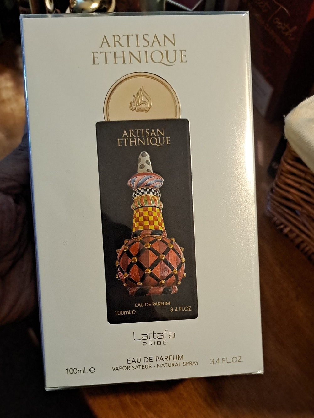 Artisan Ethnique Eau de Parfum by Lattafa - White & Gold Box